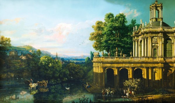 Бернардо Беллотто Нимфенбургский дворец. Мюнхен.