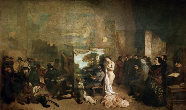 Гюстав Курбе мастерская художника