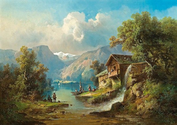 Европейские пейзажи Йозеф Томас