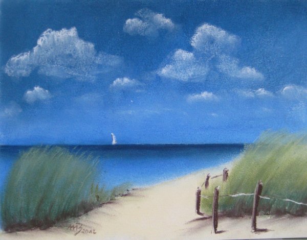 Пейзаж пастелью для начинающих