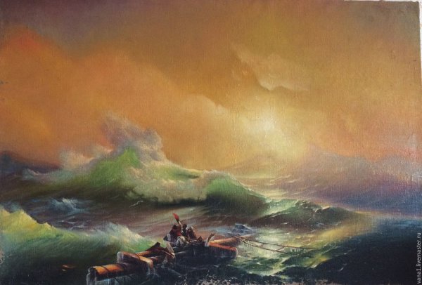 «Девятый вал» Айвазовского (1850 г.)