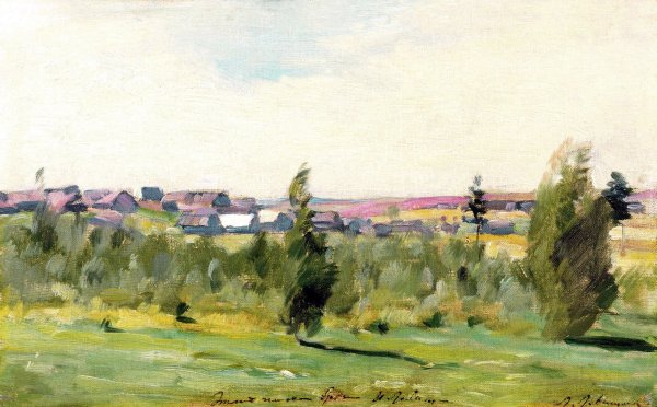 Исаак Ильич картина деревня