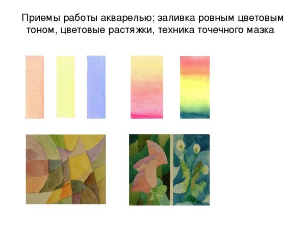 Цветовой круг колористика гуашью