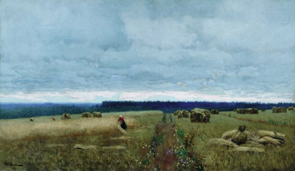 Левитан поле 1890