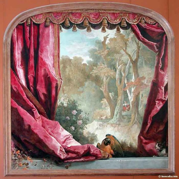 Французский художник картина занавес