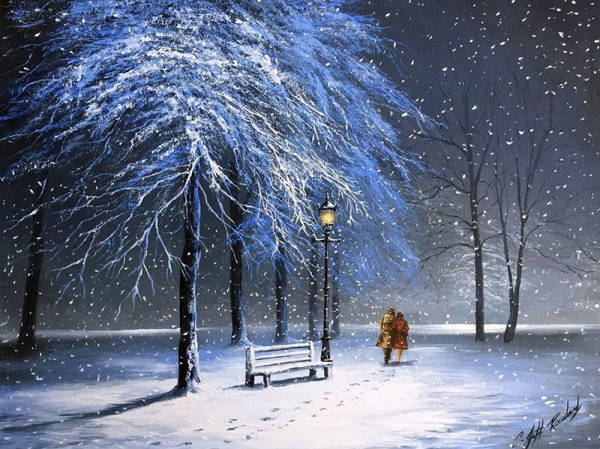 Зимний город