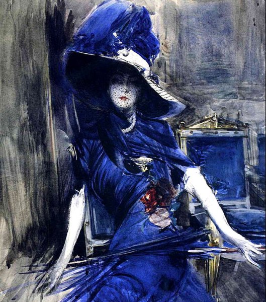 Джованни Больдини Божественная в синем