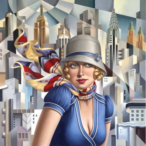 Катерина Абель картины арт деко