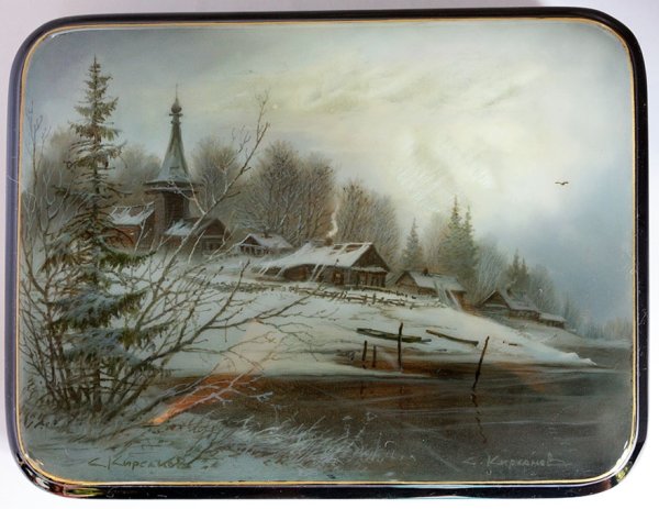 Сергей Голубенков художник Федоскино