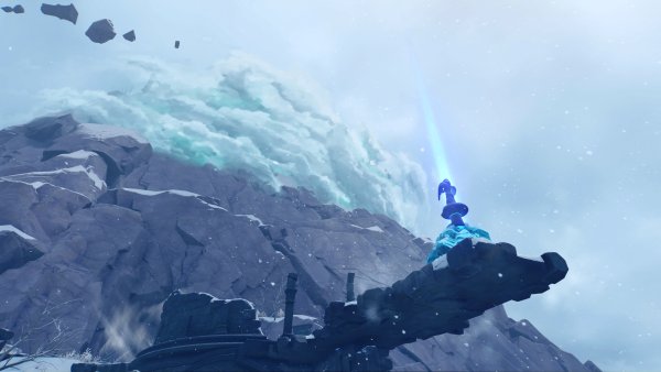 Драконий хребет Геншин пейзажи