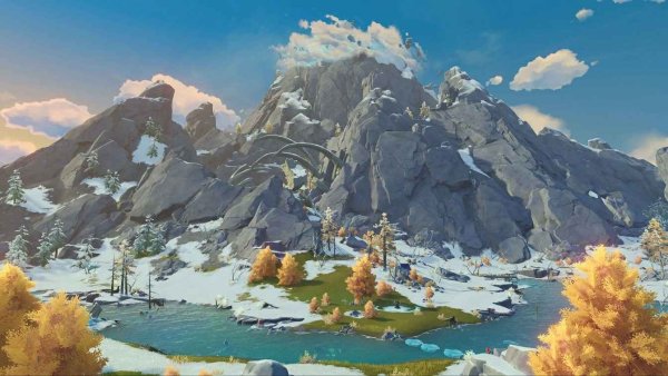 Драконий хребет Геншин лагерь альбедо