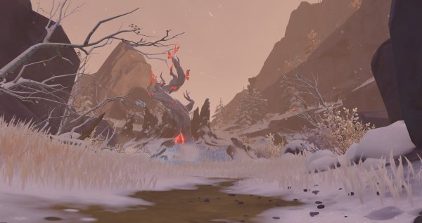 Геншин Импакт Драконий хребет арт