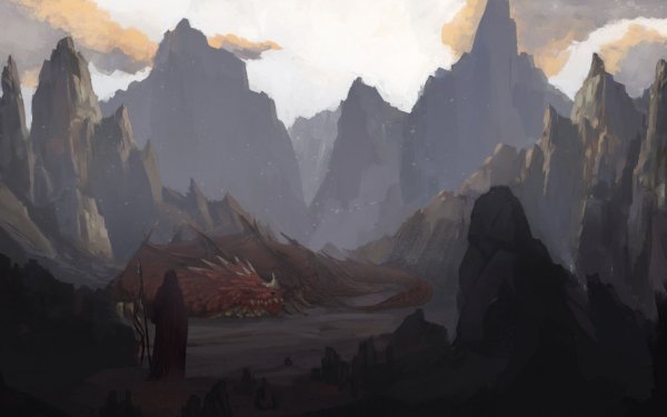 Драконий хребет пейзаж