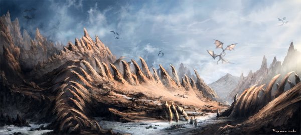 Драконий хребет арт