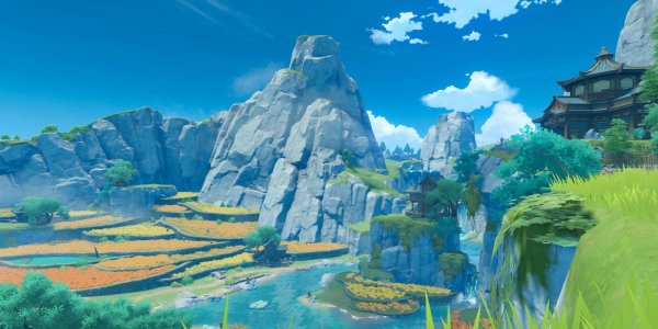 Геншин фоны локаций