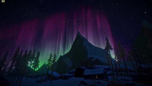 The long Dark Северное сияние