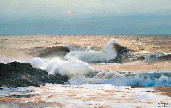 Морской пейзаж китайские художники