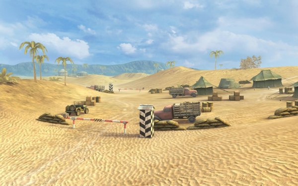 WOT Blitz пустыня