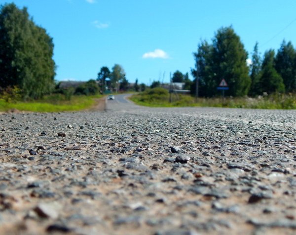 Дорога Нижний ракурс