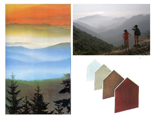 Воздушная перспектива в композиции