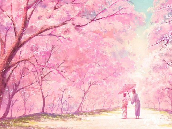 Розовые облака фон