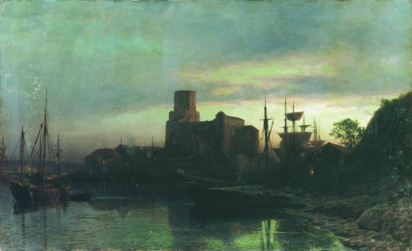 Лагорио Лев Феликсович (1826-1905) «морской берег. Крым», 1891