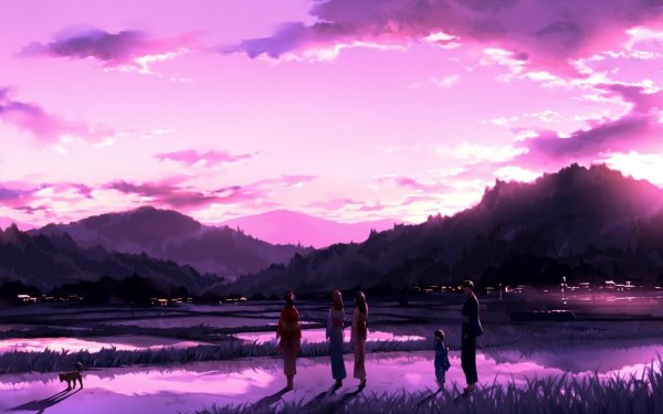 Фиолетовое дерево арт