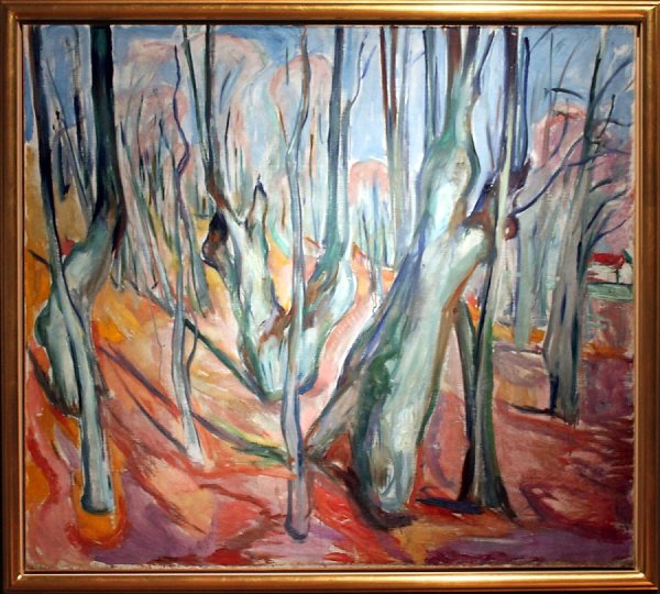 Вязовый лес Мунк картина