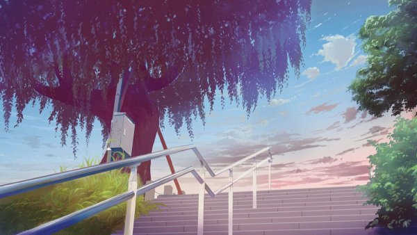 Макото Синкай пейзажи