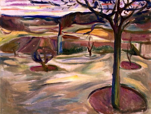 Мунк Весна картина