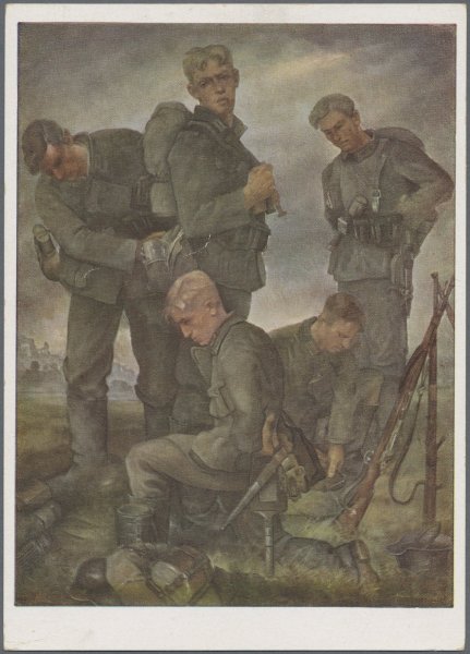 Солдаты третьего рейха живопись