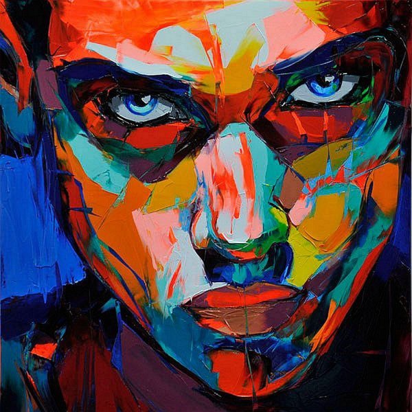 Абстрактные портреты Francoise Nielly