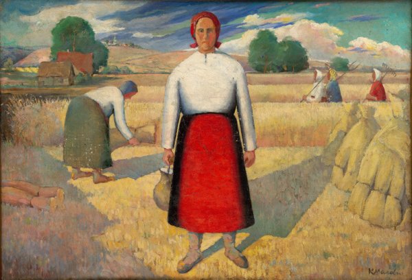 Казимир Малевич на Жатву Марфа и Ванька
