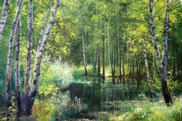 Картина маслом пейзаж Владимир Чернов