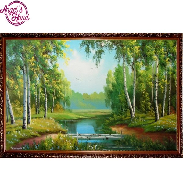 Живопись природа лето