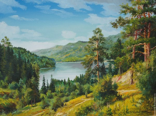 Сергей Басов картины горы