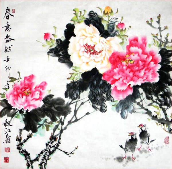 Китайская живопись слива мэйхуа