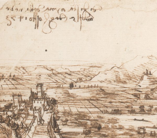 Долина реки Арно Леонардо да Винчи