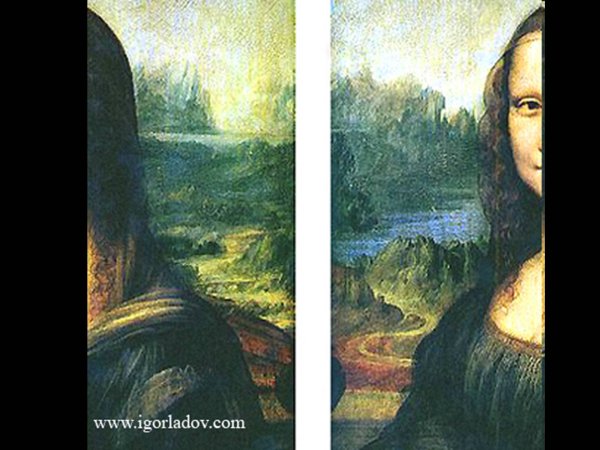 Мона Лиза фрагмент