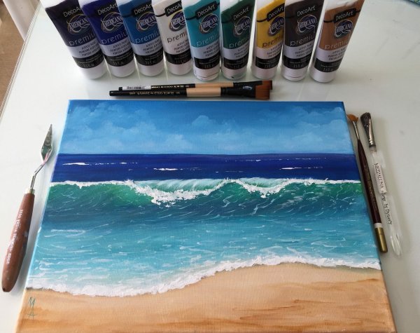 Живопись мастихином Валерий Федорчук