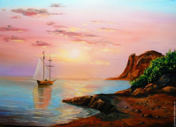 Жан Марк Жаньячик картины море