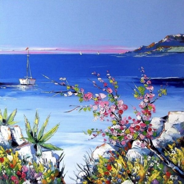 Море акрилом