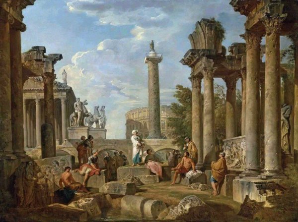 Римские руины Джованни Паоло Панини (Giovanni Paolo Panini).