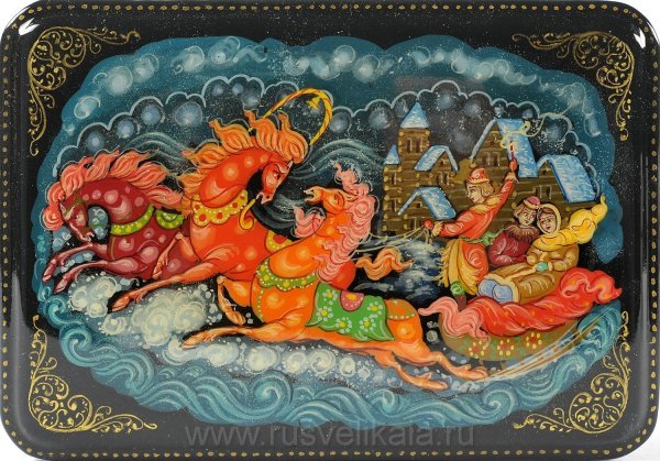 Холуй Палехская роспись это