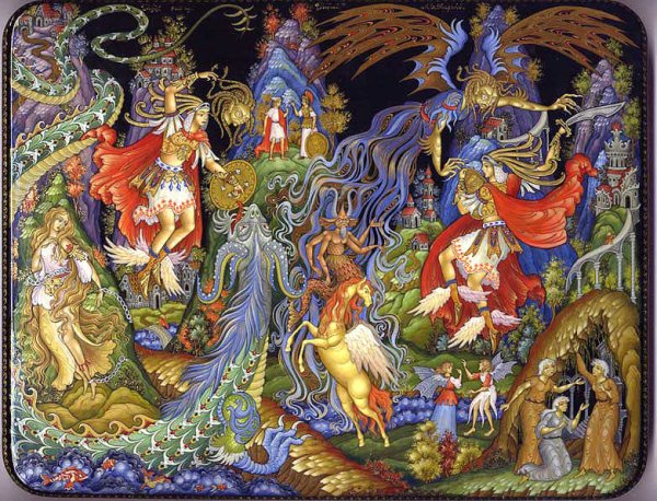 Палехская лаковая живопись