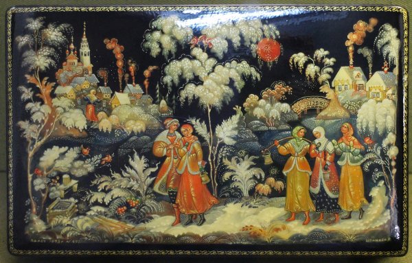 Искусство лаковой миниатюры Палех