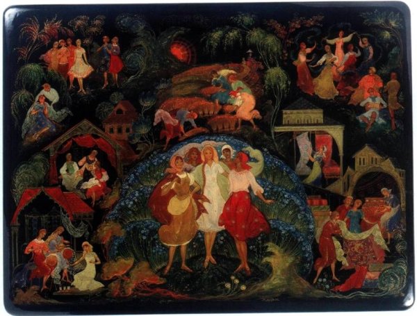 Палехская лаковая живопись