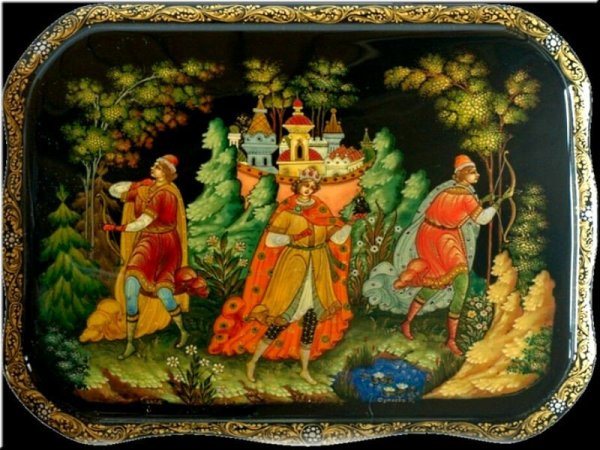 Искусство лаковой миниатюры Палех