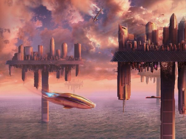Футуристический пейзаж