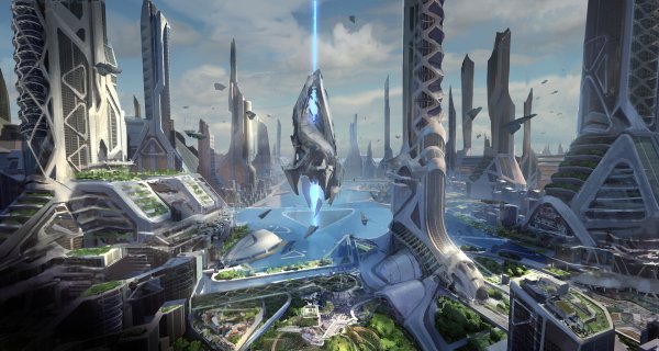 Арт Sci Fi City'